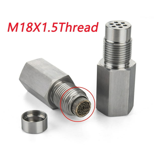 3mirrors Straight 58MM O2 Sensor Check Engine Light Eliminator Adapter