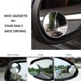 thumbnail image 4 of Blind Spot Mirrors,Round Frameless 360° Rotate Sway Adjustable HD Glass Convex Mirror Maximize RearView Universal for Car SUV Trucks Safety, 4 of 4