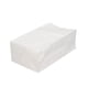 thumbnail image 4 of Juego de 100 bolsas de papel Kraft de grado alimenticio, a prueba de aceite, de gran capacidad, color blanco, para compras, 215 x 120 x 70 mm/8,46 x 4,72 x 2,76 pulgadas, 4 of 12