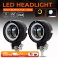 Angel Eye LED Fog Lamp Square Or Round Headlight for Auto Motor