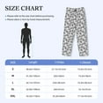 thumbnail image 2 of Salouo Snake Print Pajama Pants for Men, Lounge Pants Elastic Waistband Casual Men's sleepwear Loungewear Sleep Pajama Pant -Medium, 2 of 7