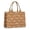 Brown Cartoon Dinosaurs-2, variant on Large Capacity Tote Bag,Brown Cartoon Dinosaurs Fossils Pattern Handbag Fashion Luxury Tote Bag,15.7"x13"x 5.1" Inches,Laptop Compatible