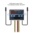 thumbnail image 1 of Dual Digital Temperature Controller Two Relay Output 12V 24VThermoregulator Thermostat With Heater Cooler ,Install Easy, 1 of 7