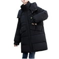 thumbnail image 2 of Deals Fashion Women Zipper Coat Long Jacket Winter Long Sleeve Long Down Cotton Up to 65% Off, 2 of 9