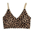 thumbnail image 7 of Telankuip Leopard Print Push up Bras for Women Wireless with Lift and Support Comfort Bras Full Coverage Smoothing Seamless Bra No Underwire Thin Breathable Bralettes Beige M, 7 of 7