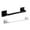 LongWhite ShortBlack, variant on 2pcs Waterproof Home Kitchen Wall Over Cabinet Towel Bar Hand Towel Shelf Towel Rail Hanger Self Sticky Strong Carrying Capacity Long White Black
