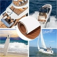 thumbnail image 2 of TBVECHI EVA Faux Teak Decking Sheet for Boat, 35.4"X94.5" Car Boat Marine Self-Adhesive Teak Floor Decking Sheet, 2 of 17