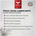 thumbnail image 4 of TRIAX Synergy Gear MT 75W-90 GL-4 / MT-90 Full Synthetic Manual Transmission Fluid, 1 Quart, 4 of 5