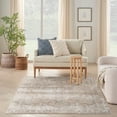 thumbnail image 4 of Nourison Astra Machine Washable 6'7" x 9' Beige Vintage Indoor Flatweave Rug, 4 of 15