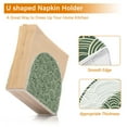 thumbnail image 5 of Yayeee Napkin Holder for Table Kitchen Paper Tissue Organization, Retro Green Abstract, 5 of 8