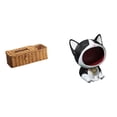 thumbnail image 1 of Caja De Pañuelos Con Control Remoto Y Estatua De Gato, Adorno Artesanal, Figura Decorativa Para Dormitorio, Cocina, Sala De Estar, Centro De Mesa, 1 of 8