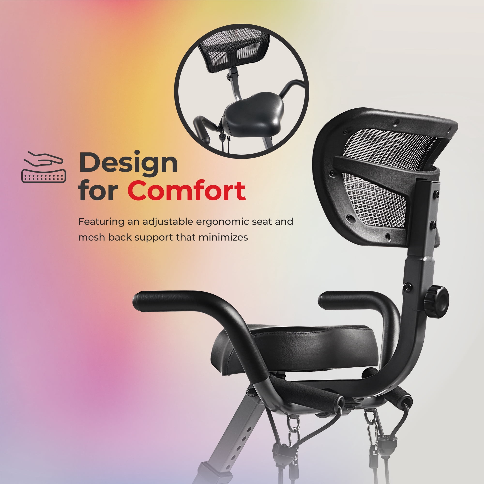 Sunny Health & Fitness Full Body Foldable Magnetic X-Bike Pro w Bluetooth & Free SunnyFit® App Membership - SF-B223012