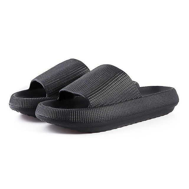 Sandales à Semelle Coussinée Extra Ultra-Douces Pantoufles Nuage Chaussures Antidérapantes