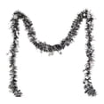 thumbnail image 3 of 9.2Ft Halloween Tinsel Garland with Bat Cutouts, Spooky Metallic Tinsel Vine for Fireplace Mantel, Stair Railing, Wall Backdrop, Haunted House, Indoor Outdoor Halloween Party Home Decor Decorations, 3 of 7