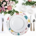 thumbnail image 4 of Ryvnso Easter Colorful Eggs Round Plate Mats Dining Table Placemat Set of 4 for Holiday Decoration, 4 of 7