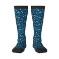 thumbnail image 1 of Fotbe Cute Shark Calcetas Divertidas Estampadas para Hombre y Mujer, Calcetas de Algodón hasta la Rodilla para Caminar, Correr, Enfermería y Embarazo, 1 of 6