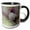 Black/White, variant on 3drose, Annas Hummingbird, 11oz Two-tone Yellow Mug