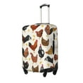 thumbnail image 2 of Daiia Roosters and Chickens Luggage Cover, Thickened Washable Travel Luggage Covers, Elastic Unique Baggage Covers for 18-20 inch Luggage-Large, 2 of 9
