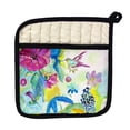 thumbnail image 1 of Betsy Drake PT1042 Hummingbird & Garden Pot Holder, 1 of 1