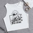 thumbnail image 5 of Top corto sin mangas de Anime japonés, camiseta de Jujutsu Kaisen, camisetas de Gojo Satoru, camisetas recortadas de Yuji Itadori, 5 of 5