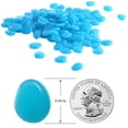 thumbnail image 5 of SELIVO Glow Pebbles,300 pcs Blue Glowing Rocks for Outdoor Decor,Garden Lawn Yard,Aquarium,Walkway,Fish Tank,Pathway,Luminous Pebbles Powered by Light or Solar, 5 of 7