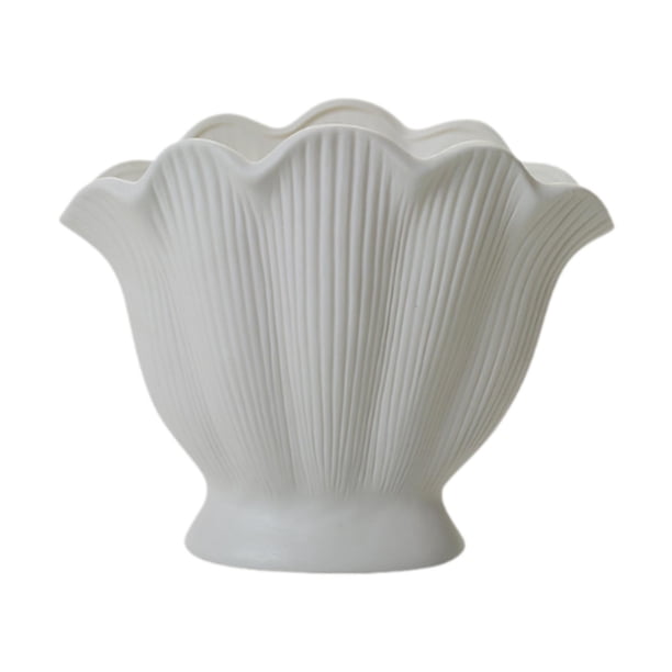 Jarrón de cerámica, maceta decorativa nórdica minimalista, centro de mesa S