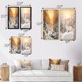 thumbnail image 4 of Designart "White Wild Wolf in Winter Forest Majestic Presence III" Animals Wolf Framed Wall Art Set Of 2 - Children's Art White Framed Canvas Set For Living Room Decor, 4 of 6