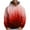 Mens Hoodies & Sweatshirts Red, variant on Mens Plus Size Hoodies Big & Tall M-4X Fleece Lined Sweatshirts with Front Pocket Long Sleeve Gradient Printed Loose Pullover Workout Hoodie Tops