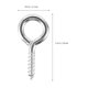thumbnail image 2 of UPGRATOR 30Ud Accesorio Sheep Eye Screw Plata Fácil De Usar Con Estructura Fuerte, 2 of 8