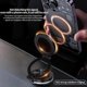 thumbnail image 5 of Magnetic Phone Holder Bracket Stand Holder for Car 360 Degree Rotatable Cellphone Mount with Strong Magnets Space Saving Silver, 5 of 5