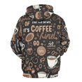 thumbnail image 3 of Coffee Pattern Men's Women New Sweatshirt Hoodie Men's Plus Size Sweatshirt Hooded Sweatshirt 3d Printed Street Men's Cloth, 3 of 6