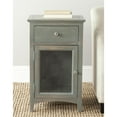 thumbnail image 2 of Safavieh ZIVA ONE DRAWER NIGHTSTAND WITH GLASS CABINET, AMH6630A, 2 of 6