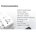 thumbnail image 2 of Universal Travel Adapter Worldwide Multi Plug EU AU US 3 USB Type C charger, 2 of 3