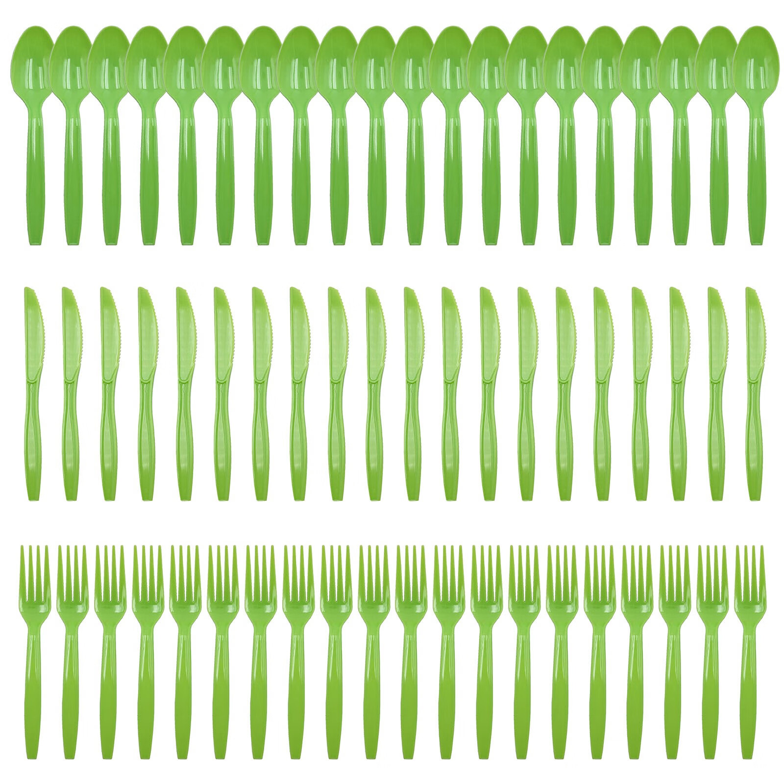 Clear Plastic Spoon Party Disposable Forks Utensils Plastic Cutlery