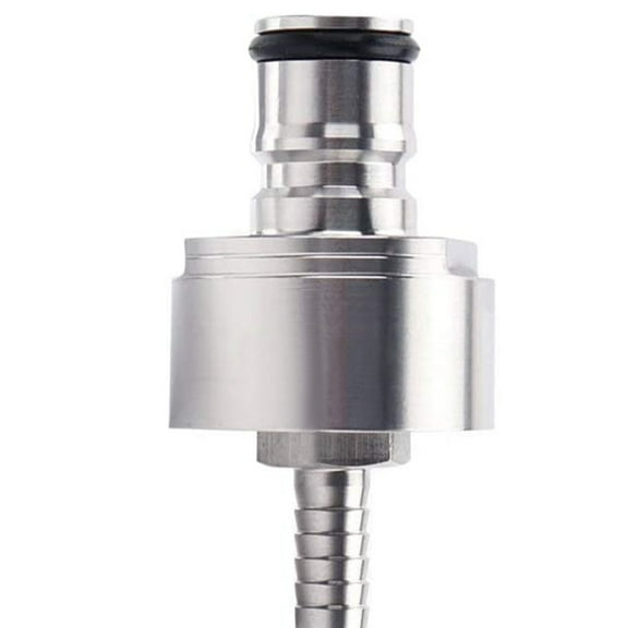 Stainless Steel Carbonation Cap, Forced Carbonation PET Bottle Filling 5/16 Barb CO2 Coupling Homebrew Beer Soda PET Bottles Filling Cap