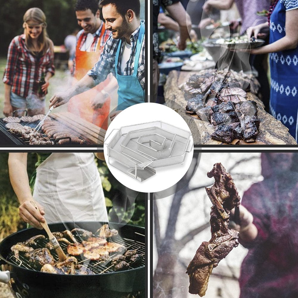 BBQ Cold Smoke Generator Grill Cooking Tool Smoking Meat