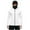 White, variant on Teen Summer Balaclava Hoodie Jackets Sun Protection Long Sleeve Zip Up Double Hooded Coats Kids Casual Loose Solid Color Outwear