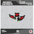 thumbnail image 4 of Kalair GFX Graphics Kit for Kawasaki KLX 125 Polisport Restyle (2003-2008) Rebel Series, 4 of 5