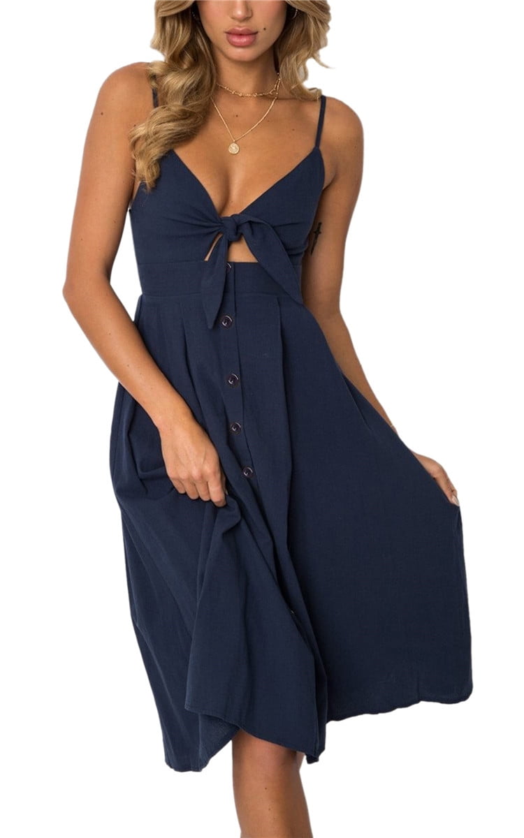 Mid length button down dress Clearance