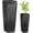 20, variant on 20-Pack Plant Nursery Pots, 4.72x4.72x9.84 Inch Plastic Deep Growing Nursery Pots Succulent Planter Flower Tree pots with Drainage Holes for Indoor Outdoor Gardening [Black]
