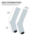 thumbnail image 2 of Lsque Dog Pattern Sport Compression Socks for Men & Women 15-20 mmHg Knee High Nurse Pregnant Running Medical and Travel Athletic, 2 of 6