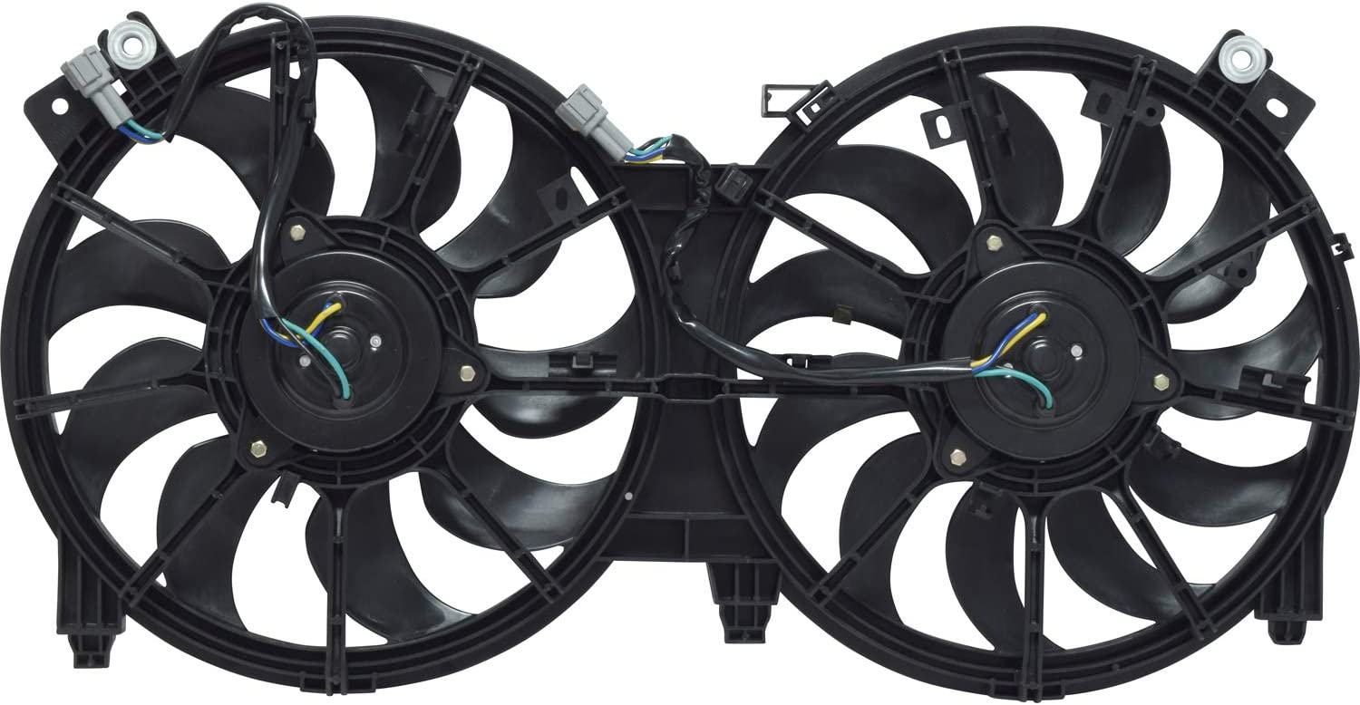 New Dual Radiator And Condenser Fan Assembly Fa 50296C 21481Ja000 For Fits/For Fits select: 2007-2017 NISSAN ALTIMA, 2016-2020 NISSAN MAXIMA