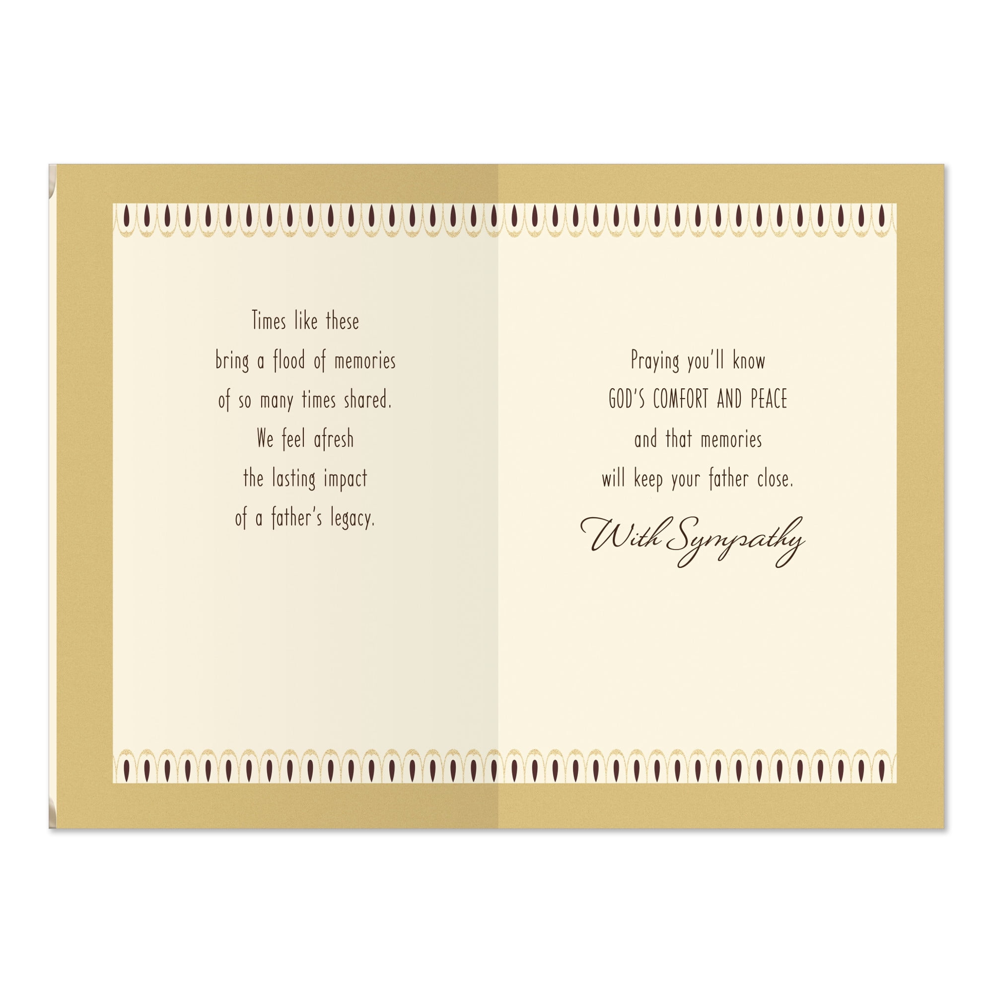 DaySpring Sympathy Card for Loss of Father (So Many Memories Shared)