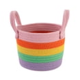 thumbnail image 2 of Way to Celebrate RAINBOW ROPE BASKET, 2 of 9