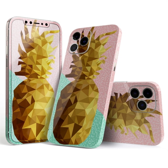 DesignSkinz Geometric Summer Pineapple v1 Full-Body Skin Decal Wrap Cover for iPhone 16