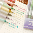 thumbnail image 3 of 6 Pcs Erasable Colored Pens Cute Colored Glitter Pens Retractable Colored Pens 0.5mm Point Gel Ink Pen, 3 of 7