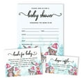 thumbnail image 4 of Inkdotpot Set Of 30Winter Jungle Theme Baby Shower Invitations-Diaper Raffle Tickets And Baby Shower Book Request Cards Gender Neutral Invites Its A Boy Its A Girl, 4 of 8