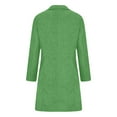 thumbnail image 5 of iOPQO Wool Coats for Women Pea Coat Women Womens Long Wool Coat Long Coats for Women Single Breasted Trench Coats for Women Long Wool Winter Coats for Women Warm Coats for Women Green S, 5 of 6