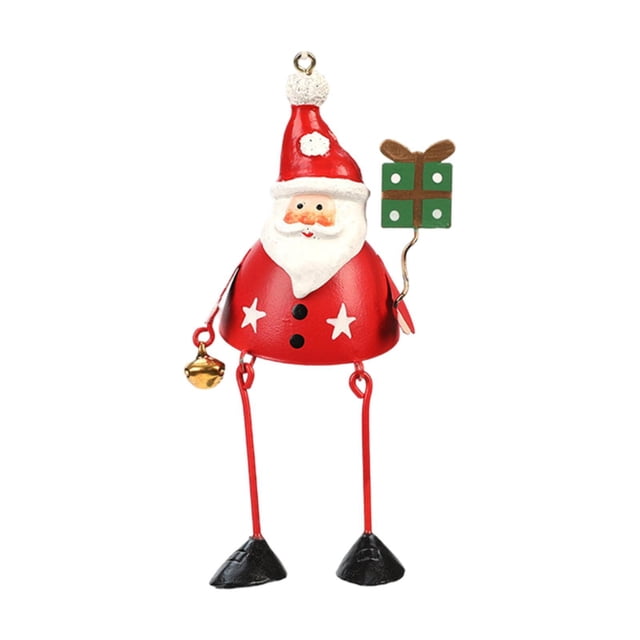 Adorno de metal para Navidad Strade Fareast Limited colgante Papá Noel rojo