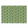 thumbnail image 1 of Mint Cutting Board, Hipster Modern Lemon Leaves Freshness Fruit Healthy Tropical Illustration, Decorative Tempered Glass Cutting and Serving Board, in 3 Sizes, by Ambesonne, 1 of 2